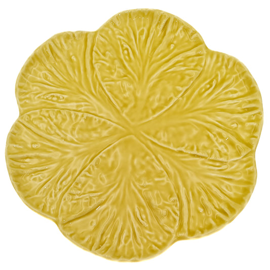 Tallrik 28,5cm Blomma, Karamell