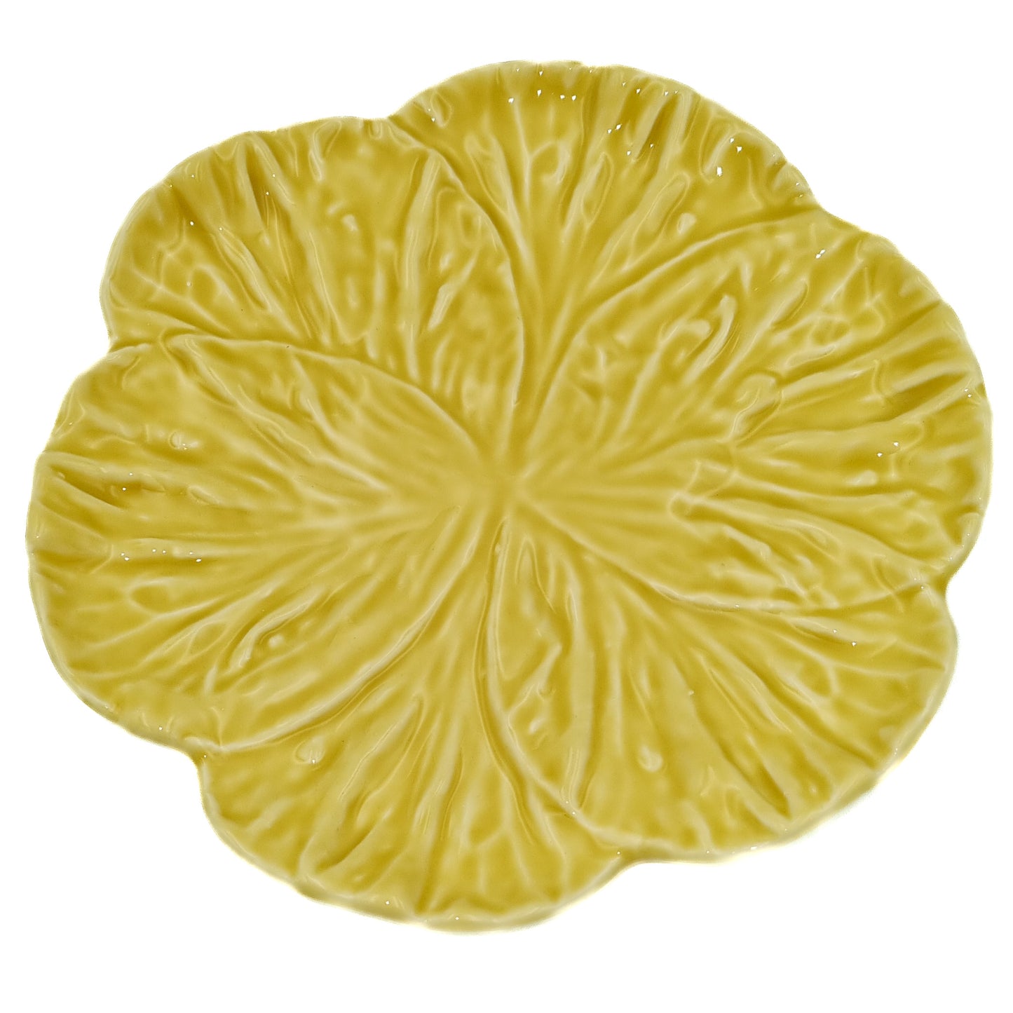 Tallrik 20,5cm Blomma, Karamell
