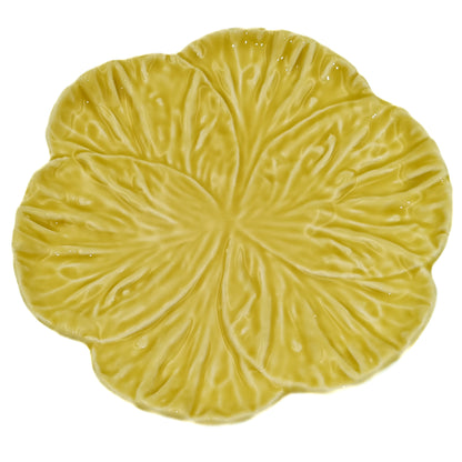 Tallrik 20,5cm Blomma, Karamell