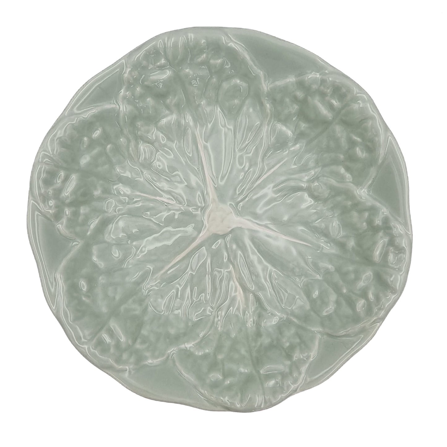 Uppläggningsskål Kålblad Mint 24cm