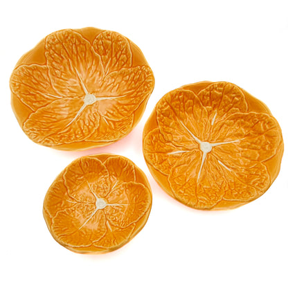 Uppläggningsskål Kålblad Orange 24cm