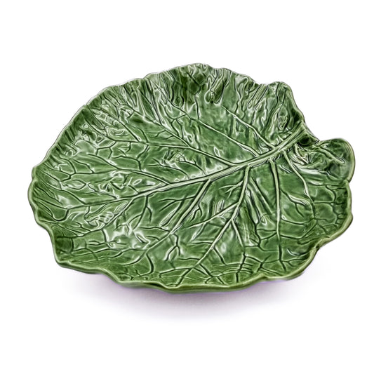 Serveringsfat Kålblad, grönt 30,5cm