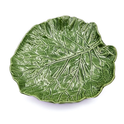 Serveringsfat Kålblad, grönt 30,5cm