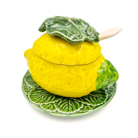 Sockerskål/marmeladskål Citron