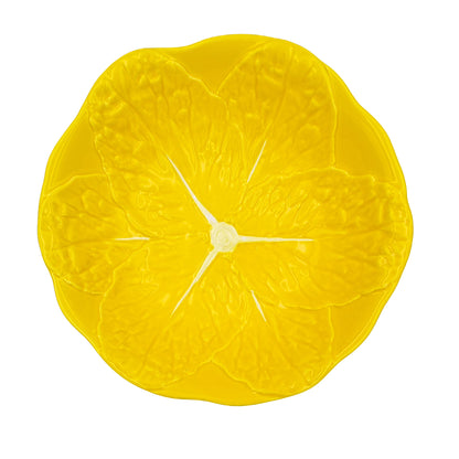 Uppläggninsskål Kålblad, Gul 29cm