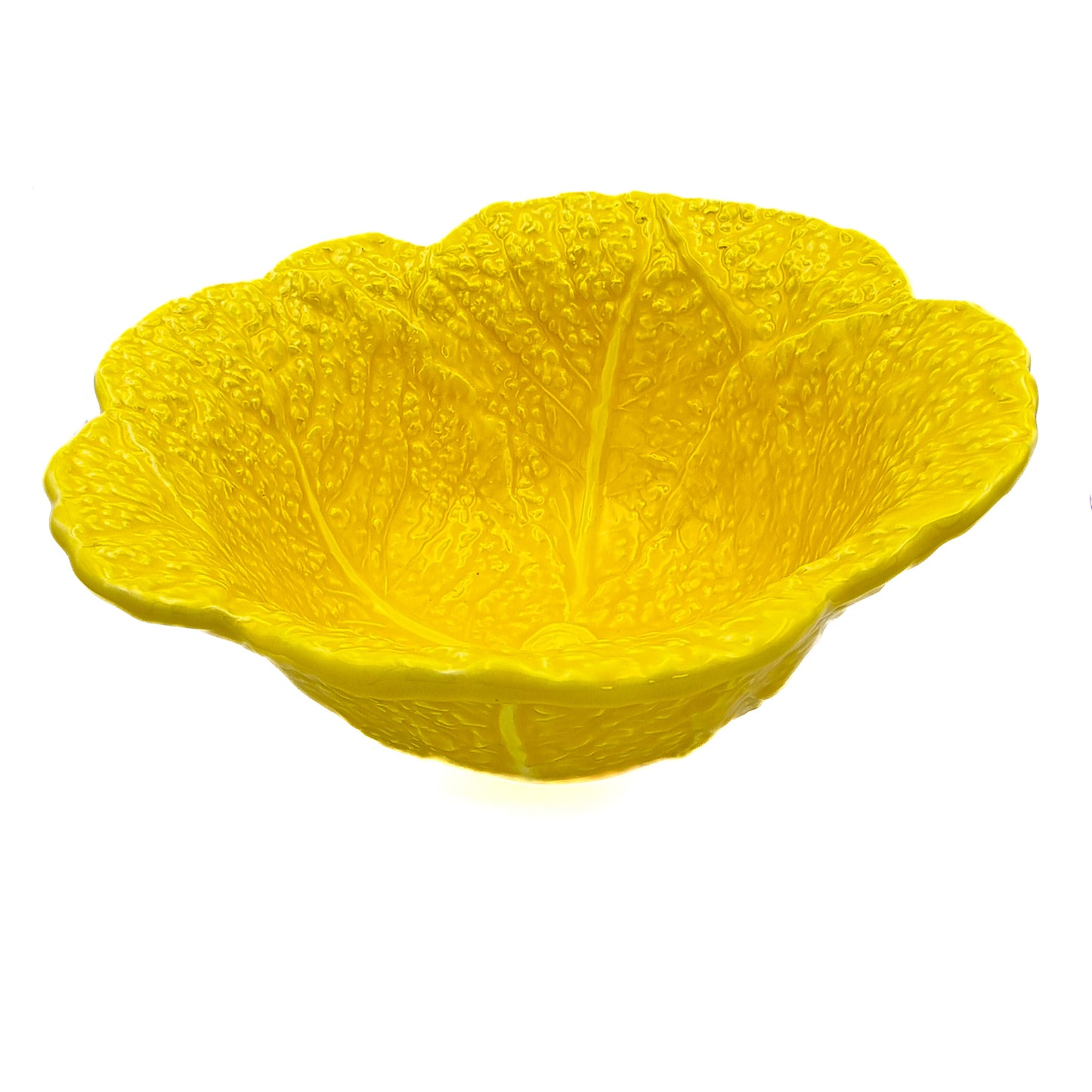 Salladsskål Kålblad, Gul